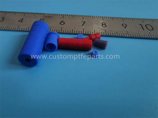 Resistencia da alta temperatura de PTFE de las piezas del aislador del tubo de encargo colorido de la junta