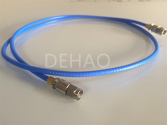 Aislador de las asambleas de cable de PTFE para el acero inoxidable del conector coaxial de 2,92 RF