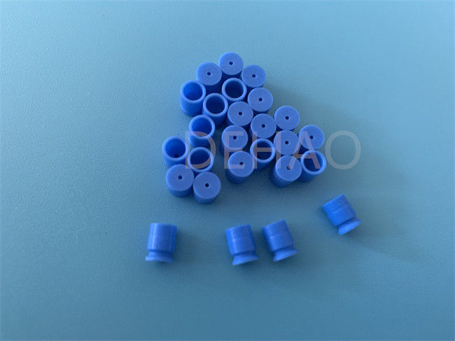 PTFE de encargo azul parte el tubo de alta temperatura de la junta de la resistencia