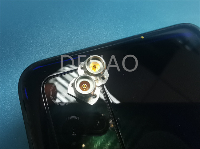 Piezas de encargo del aislador PTFE para 2,92 el oro del conector coaxial 40G del RF plateado