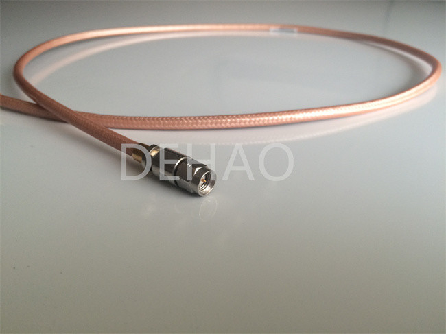 Aislador de las asambleas de cable de PTFE para el acero inoxidable del conector coaxial de 2,92 RF